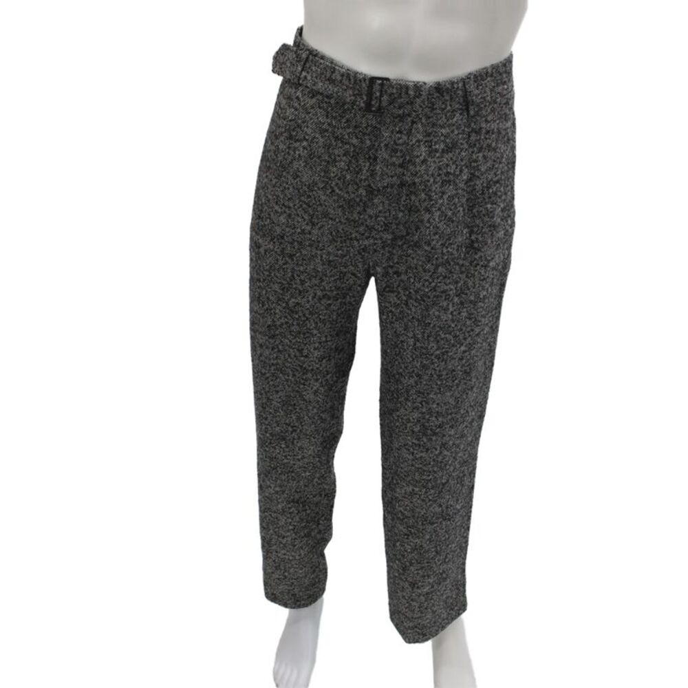 Ted Baker London Mens Dress Pants Gray Check 50% Wool Zip Size 34